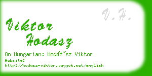 viktor hodasz business card